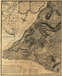 York & Its Environs to Greenwich, On the North Or Hudsons River, and to Crown Point, On the East Or Sound River, Shewing the Several Streets, Publick Buildings, Docks, Fort & Battery, With the True Form & Course of the Commanding Grounds, With and Wit... by Relic Map Company