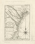 Carte De La Nouvelle Georgia 1764 by Relic Map Company