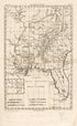 Carte De La Louisiane Et De La Floride 1783 by Relic Map Company