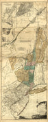 The Provinces of New York and New Jersey; With Part of Pensilvania, and the Province of Quebec in 1776 by Relic Map Company