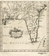 Carta Rappresentante La Penisola Della Florida 1763 by Relic Map Company