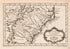 Carte De La Caroline Et Georgie 1780 by Relic Map Company
