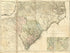 An Accurate Map of North and South Carolina With Their Indian Frontiers, Shewing In a Distinct Manner All the Mountains, Rivers, Swamps, Marshes, Bays, Creeks, Harbours, Sandbanks and Soundings On the Coasts; With the Roads and Indian Paths; As Well A... by Relic Map Company