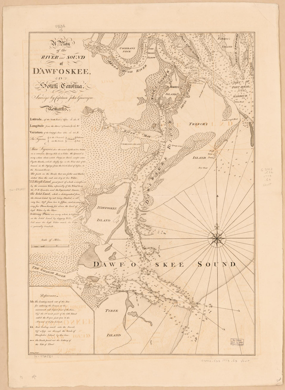 A Plan of the River and Sound of D&
