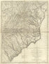 The Marches of Lord Cornwallis In the Southern Provinces, Now States of North America; Comprehending the Two Carolinas, With Virginia and Maryland, and the Delaware Counties in 1787 by Relic Map Company