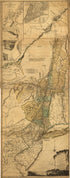 The Provinces of New York and New Jersey; With Part of Pensilvania, and the Province of Quebec in 1776 by Relic Map Company