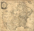 A New Map of North America, from the Latest Discoveries 1778 1781 by Relic Map Company