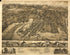 View of Essex, Centerbrook & Ivoryton, Connecticut 1881 by Relic Map Company