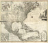 A New and Correct Map of North America, With the West India Islands. Divided According to the Last Treaty of Peace, Concluded at Paris the 20th of Jan. 1783 Wherein Are Particularly Distinguished the Thirteen Provinces Wich sic Compose the United Stat... by Relic Map Company