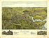 View of Clinton, Connecticut 1881 by Relic Map Company