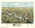 View of Putnam, Connecticut 1877 by Relic Map Company