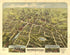 View of New Britain, Connecticut 1875 by Relic Map Company