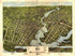 View of Bridgeport, Connecticut 1875 by Relic Map Company