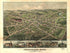 Foxborough, Massachusetts 1879 by Relic Map Company