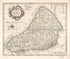 An Accurate Map of the Island of Barbadoes. Drawn from an Actual Survey Containing All the Towns, Churches, Fortifications, Roads, Paths, Plantations &c 1752 by Relic Map Company