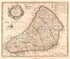 An Accurate Map of the Island of Barbadoes. Drawn from an Actual Survey Containing All the Towns, Churches, Fortifications, Roads, Paths, Plantations, &c 1752 by Relic Map Company