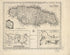 A New & Accurate Map of the Island of Jamaica. Divided Into Its Principal Parishes 1752 by Relic Map Company
