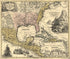 Regni Mexicani Seu Novæ Hispaniæ, Ludovicianæ, N. Angliæ, Carolinæ, Virginæ Et Pensylvaniæ Necnon Insvlarvm Archipelagi Mexicani In America Septentrionali 1759 by Relic Map Company