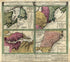 Dominia Anglorum In America Septentrionali in 1759 by Relic Map Company