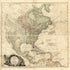 A General Map of North America; In Which Is Express&