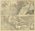 A New and Correct Map of North America, With the West India Islands. Divided According to the Last Treaty of Peace, Concluded at Paris. 10th. Feby. 1763. Wherein Are Particularly Distinguished, the Several Provinces and Colonies, Which Compose the Bri... by Relic Map Company