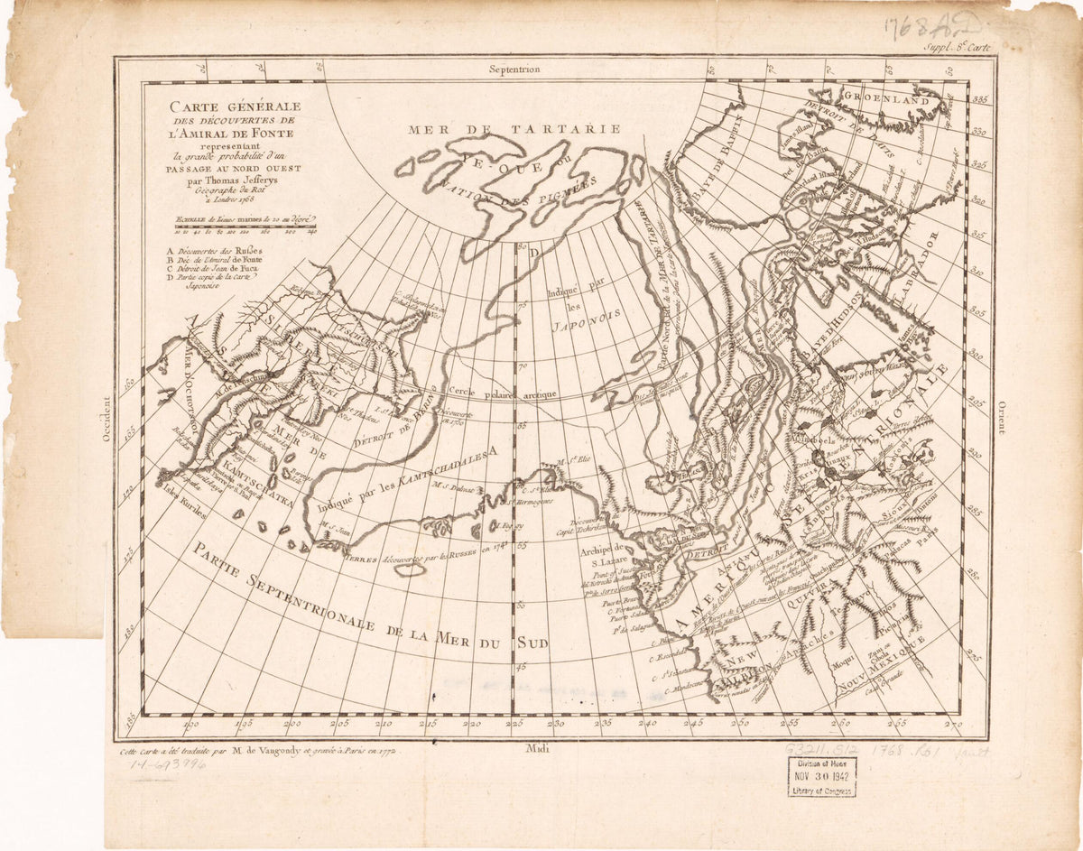 Carte Générale Des Découvertes De L&