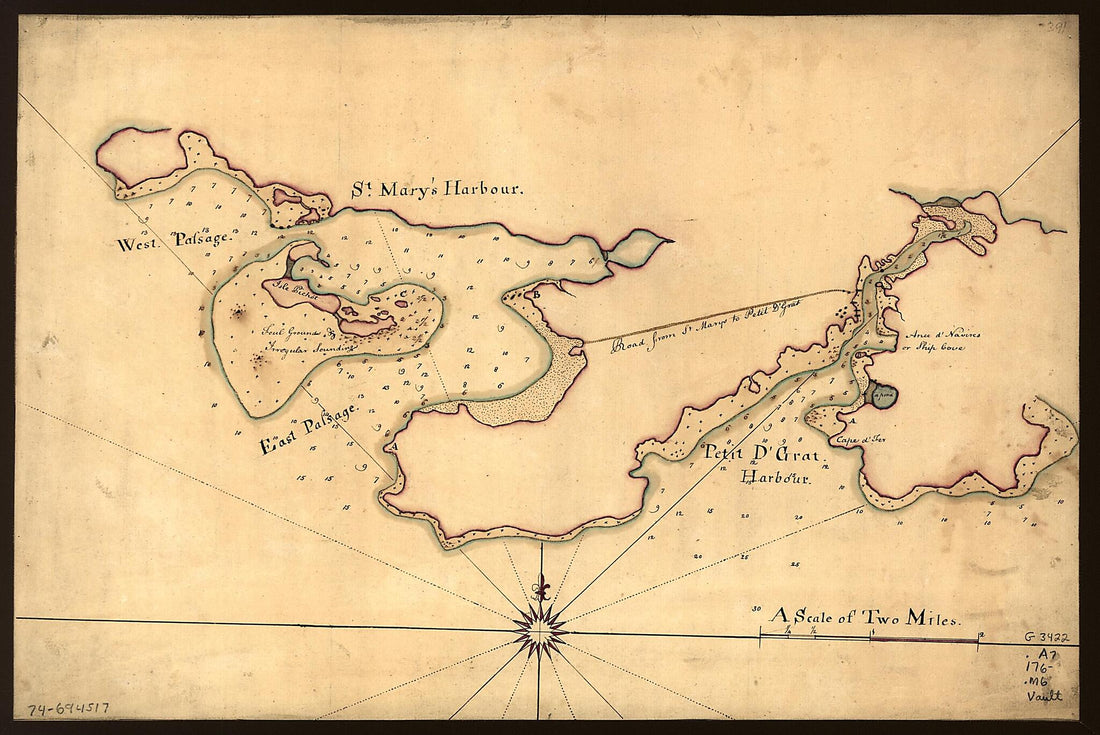 This old map of Map of St. Mary&