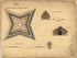 Plan of Fort Pownal at Penobscot Built 1759 by Relic Map Company
