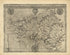 Description Du Pays Armorique à Pres Bretaigne 1594 by Relic Map Company