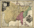 Amplissima Regionis Mississipi Seu Provinciæ Ludovicianæ â R.P. Ludovico Hennepin Francisc Mississippi In America Septentrionali Anno 1687 Detectæ, Nunc Gallorum Coloniis Et Actionum Negotiis Toto Orbe Celeberrimæ in 1763 by Relic Map Company