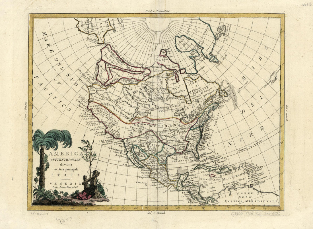 America Settentrionale Divisa Ne&