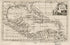 West Indies 1767 by Relic Map Company