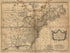 A Map of the British and French Dominions In North America With the Roads, Distances, Limits, and Extent of the Settlements, & Forts, As They Are Now 1759 by Relic Map Company