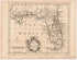 A New and Accurate Map of East and West Florida 1765 by Relic Map Company