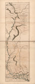 Course of the River Mississippi, From the Balise to Fort Chartres; Taken On an Expedition to the Illinois, In the Latter End of the Year in 1765 by Relic Map Company