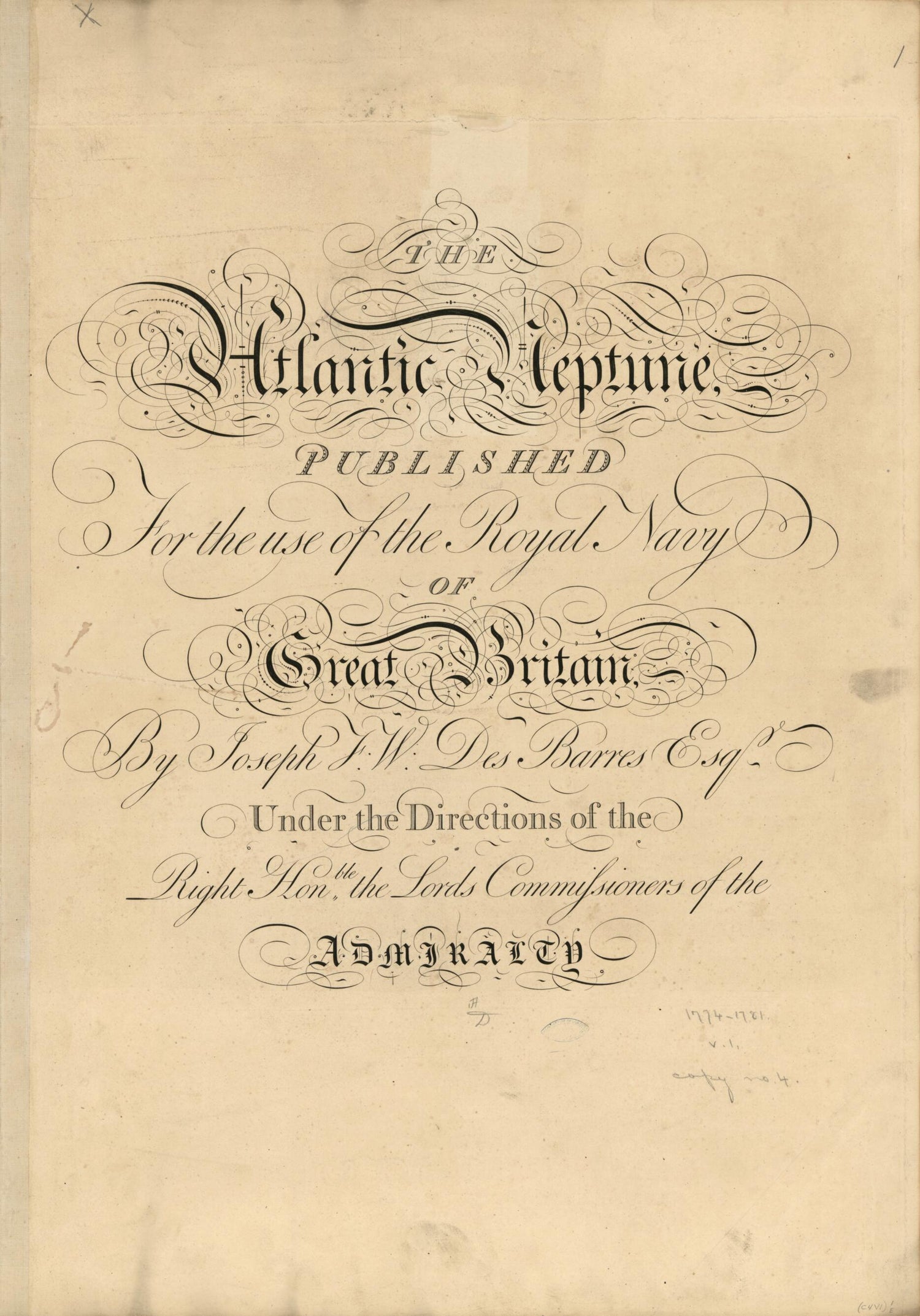 This old map of The Atlantic Neptune from 1800 was created by Joseph F. W. (Joseph Frederick Wallet) Des Barres in 1800