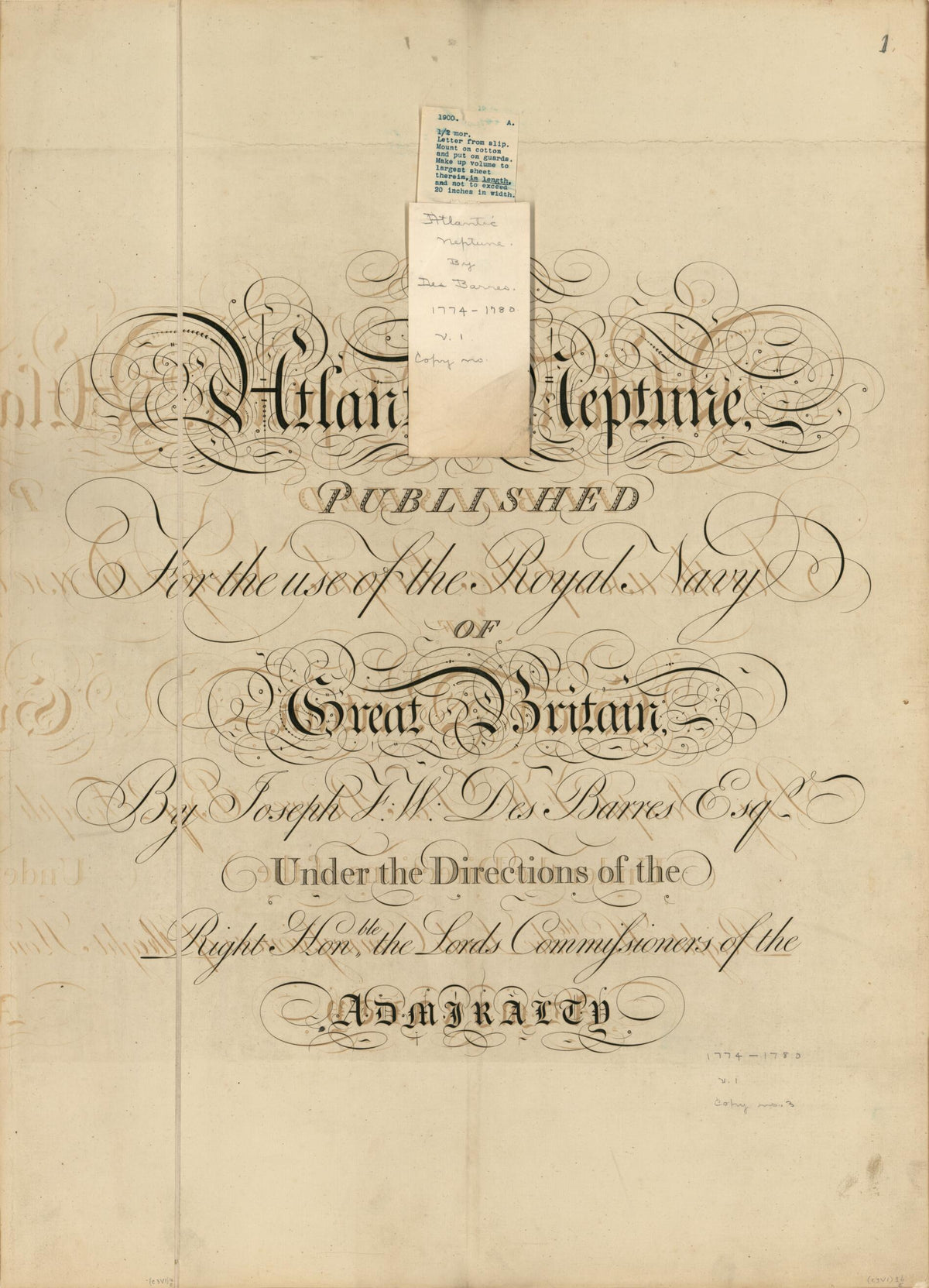 The Atlantic Neptune 1800 by Relic Map Company