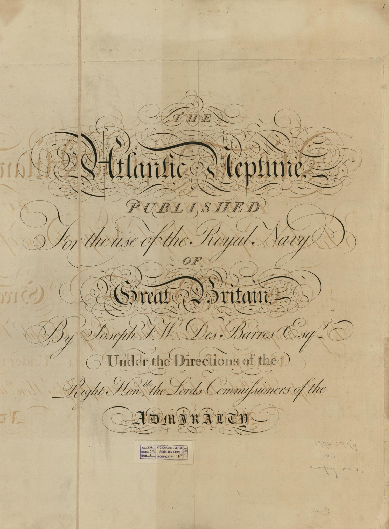 This old map of The Atlantic Neptune from 1800 was created by Joseph F. W. (Joseph Frederick Wallet) Des Barres in 1800