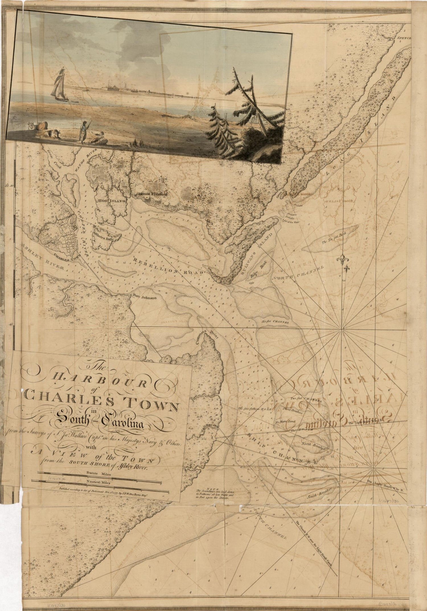 This old map of The Atlantic Neptune, Published for the Use of the Royal Navy of Great Britain from 1800 was created by Joseph F. W. (Joseph Frederick Wallet) Des Barres in 1800