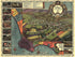 Los Angeles As It Appeared In 1871 by Relic Map Company