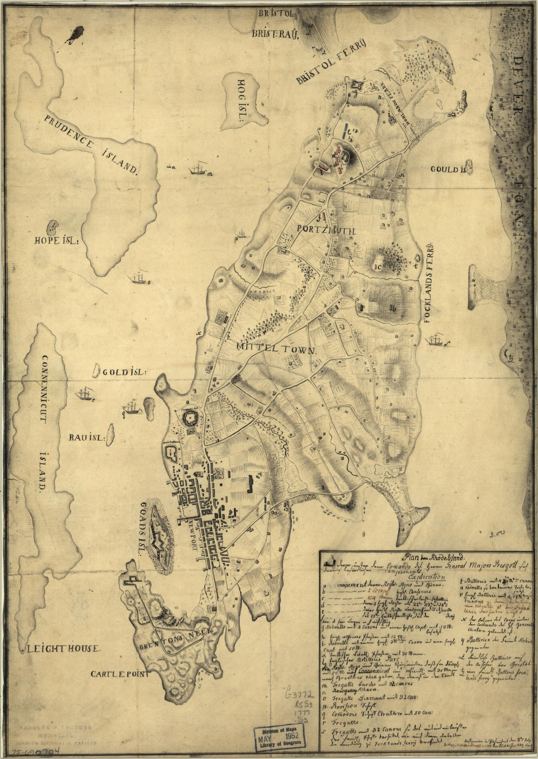 This old map of Malig Befundlichen Campements from 1777 was created by J. C. Schiffer in 1777