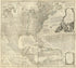 A New and Correct Map of North America; With the West India Islands. Divided According to the Last Treaty of Peace, Concluded at Paris. 10th. Feby. 1763. Wherein Are Particularly Distinguished, the Several Provinces and Colonies, Which Compose the Bri... by Relic Map Company