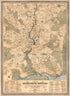 Elizabeth, New Jersey - Showing That Part of the Free Borough and Town of Elizabeth, Which Is Now the Site of the City of Elizabeth 1879 by Relic Map Company