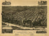 Perspective Map of Tuskaloosa,Alabama County Seat of Tuskaloosa, County 1887 by Relic Map Company