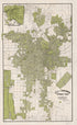 Los Angeles 1909 by Relic Map Company