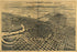 View of the City of Stockton, the Manufacturing City of California. Showing the Location of East Stockton Addition by Relic Map Company