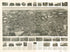 Aero View of Southington, Connecticut 1914 by Relic Map Company