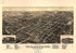 View of the City of Tallahassee. State Capital of Florida, County Seat of Leon County 1885 by Relic Map Company