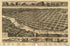 Perspective Map of Columbus, Georgia, County Seat of Muscogee County, 1886 by Relic Map Company
