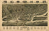 Perspective Map of the City of Dubuque, Iowa 1889 by Relic Map Company
